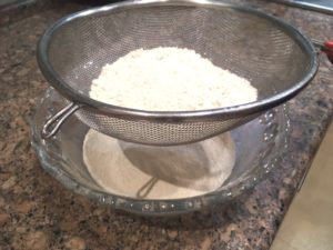 importance of sifting flour