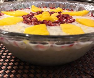 Sago Mango Pudding : A Rich Creamy Dessert in Coconut Milk