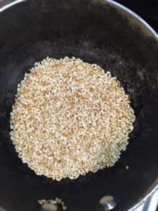 Toasted sesame seeds