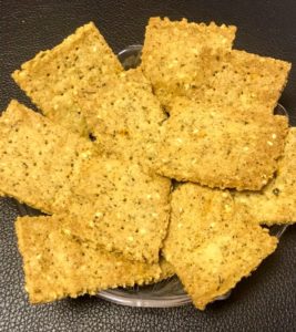 Air fried Multigrain Crackers 