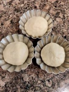 making buns in muffin moulds