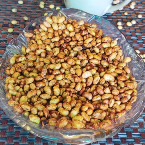 Roasted Soybeans in Air Fryer CrunchyDeliciousHealthy