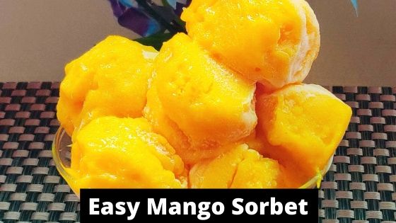 Mango sorbet recipe