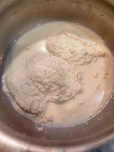 Eggless Milk Pudding 