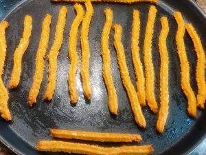 Eggless Churros Recipe in Microwave convection